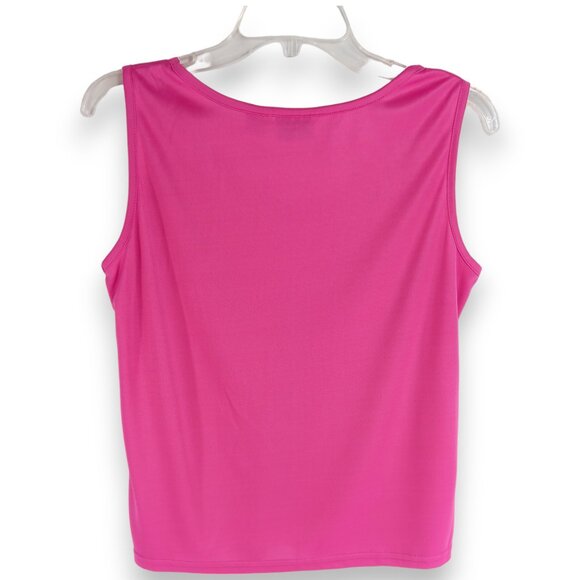 Apparenza- Women's 2 piece Top-SMALL-Tank & Blouse- Light-Floral-Pink-Cream - Picture 8 of 13